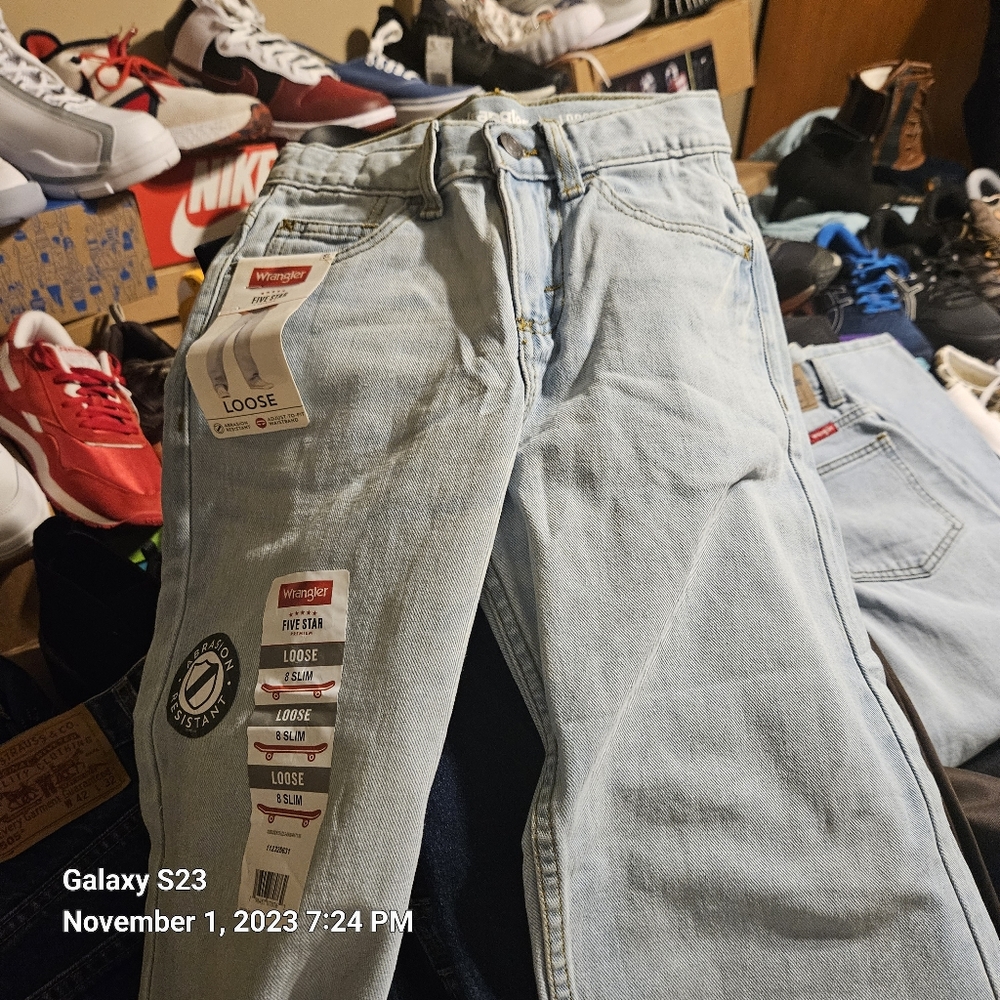 Kids wrangler jeans